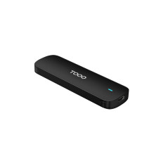 TooQ TQE-2201B - Boîtier Externe pour SSD M.2 NVMe, Aluminium, Noir