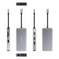 NANOCABLE 10.16.1009 - Hub Convertisseur 9 en 1, Connecteur USB-C 3.2 GEN1 5G Mâle vers 3 Ports USB-A + 2 Ports HDMI + RJ45 + TF NANOCABLE 10.16.1009 - Hub Convertisseur 9 en 1, Connecteur USB-C 3.2 GEN1 5G Mâle vers 3 Ports USB-A + 2 Ports HDMI + RJ45 + TF