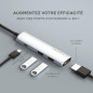SATECHI 4 en 1 Hub USB C Slim Plus Adaptateur Multiport avec Charge PD 100W, HDMI 4K@60Hz et 2X Ports USB-A Données 10Gbps pour SATECHI 4 en 1 Hub USB C Slim Plus Adaptateur Multiport avec Charge PD 100W, HDMI 4K@60Hz et 2X Ports USB-A Données 10Gbps pour