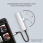 SATECHI 4 en 1 Hub USB C Slim Plus Adaptateur Multiport avec Charge PD 100W, HDMI 4K@60Hz et 2X Ports USB-A Données 10Gbps pour SATECHI 4 en 1 Hub USB C Slim Plus Adaptateur Multiport avec Charge PD 100W, HDMI 4K@60Hz et 2X Ports USB-A Données 10Gbps pour