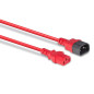 Lindy Rallonge IEC, rouge, 2m