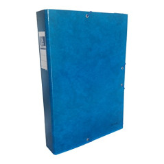 DOHE - Boîte de classement dos 5 cm bleue