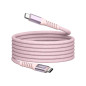 Verbatim Sync & Charge 100W Câble de Charge USB C PD 3.0 Câble USB C vers USB C 120cm Charge Rapide Compatible avec iPhone 16 Pr