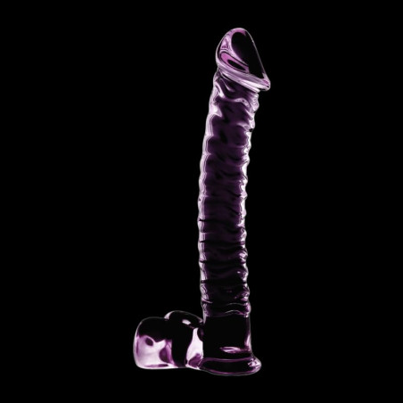 NEBULA SERIES BY IBIZA - Model 23 Dildo Borosilicate Glass 21.5 X 4 CM Pink