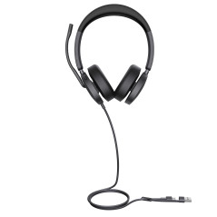 Yealink UH48 Dual Teams USB-C/A - kabelgebundenes Stereo Headset Zertifiziert für UC-Platformen