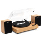 Platine vinyle JAM Bois avec paire d'enceintes Platine vinyle JAM Bois avec paire d'enceintes