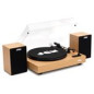 Platine vinyle JAM Bois avec paire d'enceintes Platine vinyle JAM Bois avec paire d'enceintes