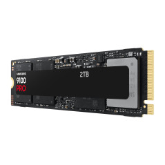Samsung SSD Interne 9100 Pro, NVMe 2.0 PCIe 5.0x4, Capacité 2To, Vitesse de Lecture jusqu'à 14 800 Mo/s, Les Performances de la 