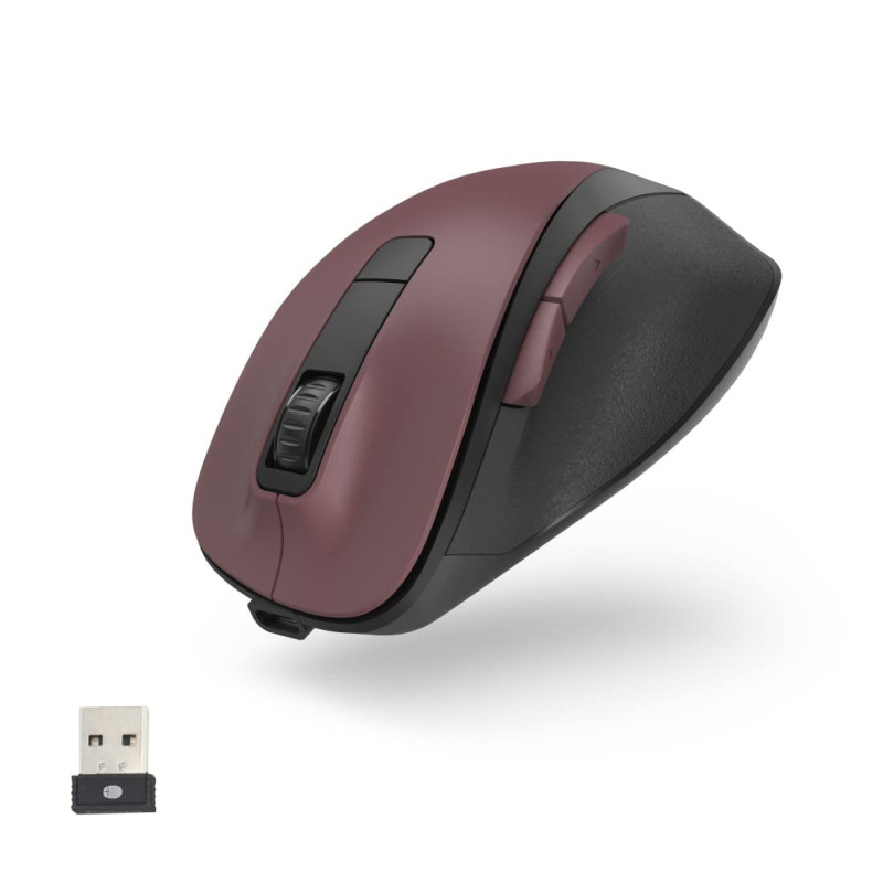 Hama MW-500 Recharge Souris sans Fil - Technologie 2.4Ghz, Rechargeable en USB C, Capteur Blue Wave 1600 dpi, Technologie Smart- Hama MW-500 Recharge Souris sans Fil - Technologie 2.4Ghz, Rechargeable en USB C, Capteur Blue Wave 1600 dpi, Technologie Smart-