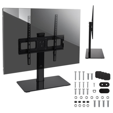 Maclean MC-450 Support TV Universel pour Meuble RTV Max. 40kg Max. VESA 400x400 pour TV 32-65"