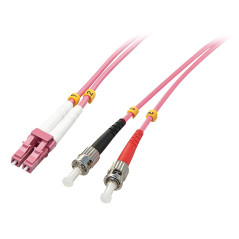 Lindy Fibre Optique Duplex LC/ST OM4, 5m