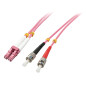 Lindy Fibre Optique Duplex LC/St OM4, 10m