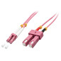 Lindy Fibre Optique Duplex LC/SC OM4, 1m