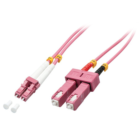 Lindy Fibre Optique Duplex LC/SC OM4, 2m