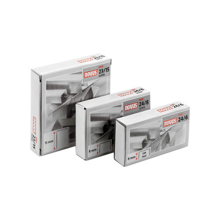 NOVUS perforateur pour NOVUS agrafes 24/6 24/6 DIN Super fil en acier galvanisé