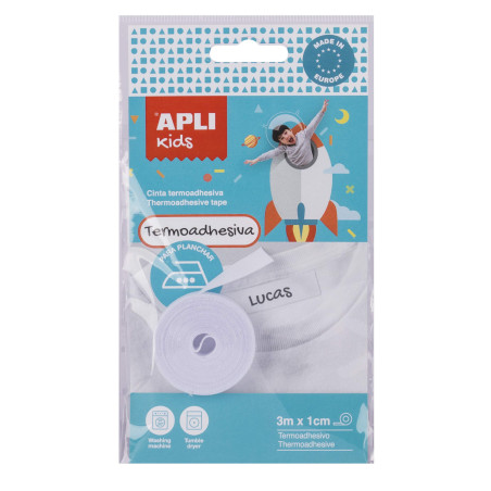 APLI Kids 17795 - Cinta termoadhesiva 3 m