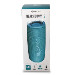 Boompods Beachboom 12 Enceinte Bluetooth Portable - Mini Haut-Parleur Étanche IPX7, 5h d'Autonomie et Bouton Selfie, Haut-parle