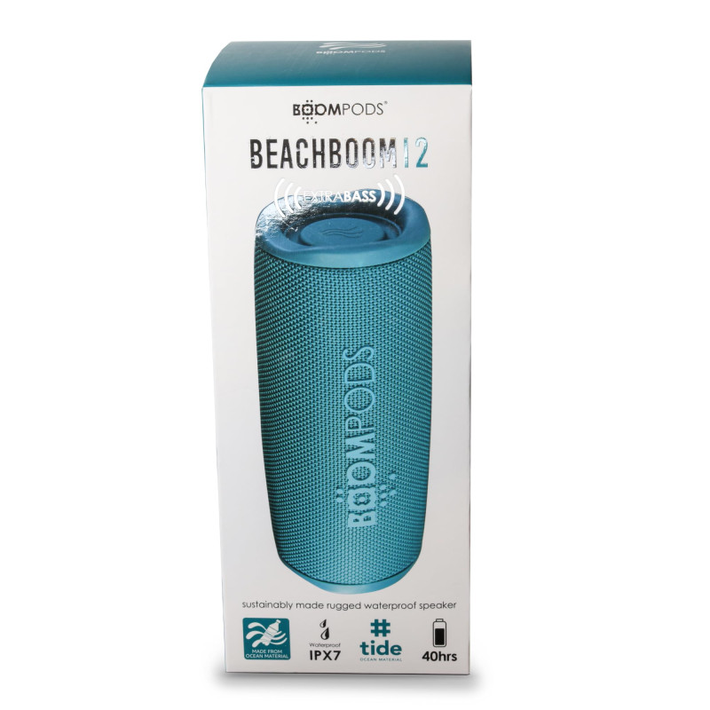 Boompods Beachboom 12 Enceinte Bluetooth Portable - Mini Haut-Parleur Étanche IPX7, 5h d'Autonomie et Bouton Selfie, Haut-parle Boompods Beachboom 12 Enceinte Bluetooth Portable - Mini Haut-Parleur Étanche IPX7, 5h d'Autonomie et Bouton Selfie, Haut-parle