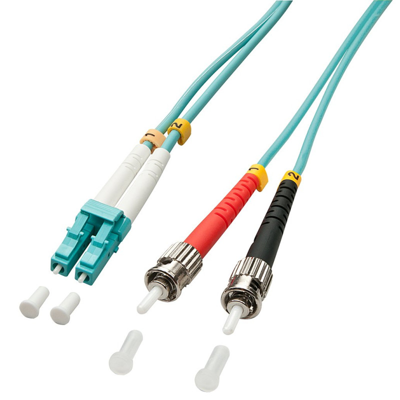 Lindy Fibre Optique Duplex LC/St OM3 10m