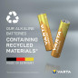 VARTA Piles AAA, paquet de 24, Longlife Power, alcalines, 1,5V, Cube, emballage recyclé à 90%, adaptées pour les télécommandes, VARTA Piles AAA, paquet de 24, Longlife Power, alcalines, 1,5V, Cube, emballage recyclé à 90%, adaptées pour les télécommandes,