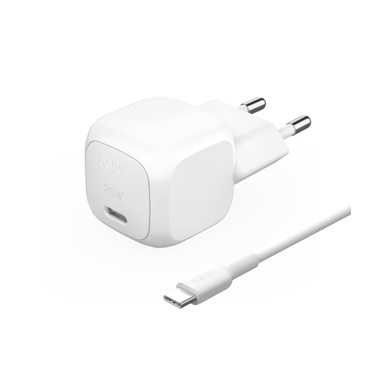 Belkin BoostCharge Chargeur Secteur Compact 30 W (USB-C Power Delivery, Recharge Rapide pour Apple iPhone 16, Samsung Galaxy S25 Belkin BoostCharge Chargeur Secteur Compact 30 W (USB-C Power Delivery, Recharge Rapide pour Apple iPhone 16, Samsung Galaxy S25