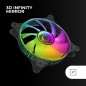 Mars Gaming MF-3DKIT Noir, Kit 3 Ventilateurs ARGB 360° 12cm, Miroir Infinity 3D, Système Anti-vibration, Contrôleur ARGB, Téléc Mars Gaming MF-3DKIT Noir, Kit 3 Ventilateurs ARGB 360° 12cm, Miroir Infinity 3D, Système Anti-vibration, Contrôleur ARGB, Téléc