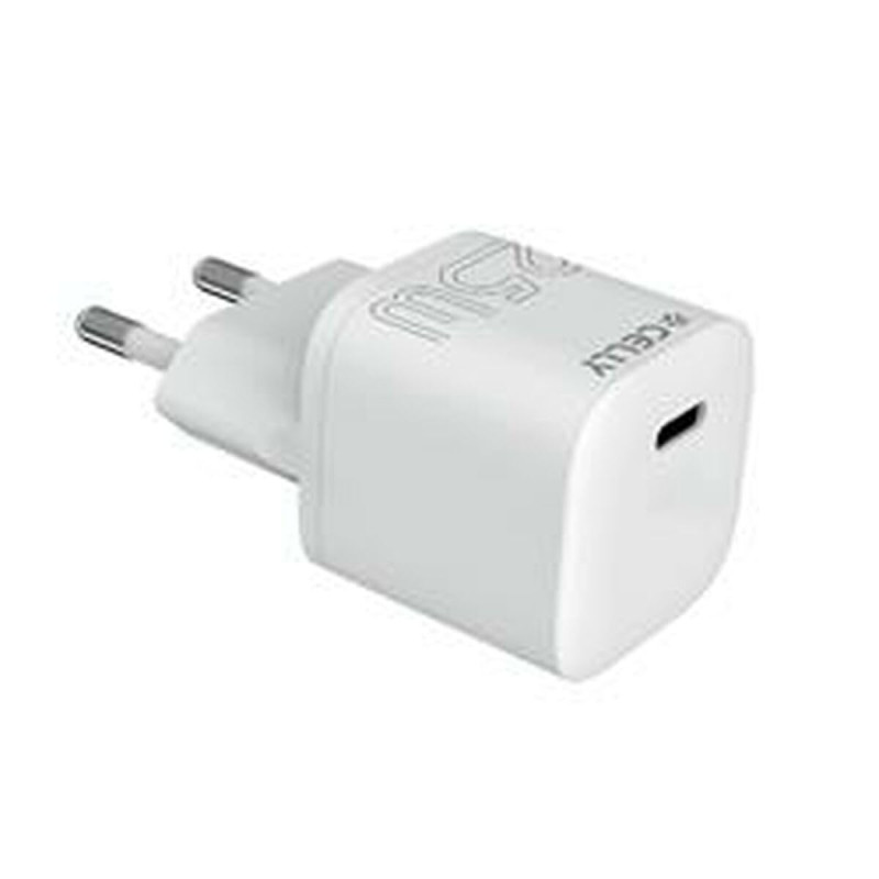 Celly Chargeur Mural UCTC1USBC25WWH 25 W Blanc Celly Chargeur Mural UCTC1USBC25WWH 25 W Blanc