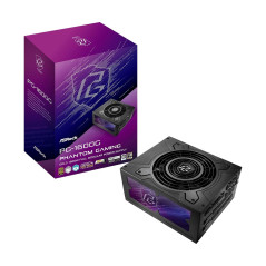 Adaptateur ASROCK PG-1600G, PSU, 1600W, 80 Plus Gold, 135mm, Modulaire, PCI-E 5.1 (12+4Pin) x2, PCI-E (6+2 Broches) x8, SATA (5