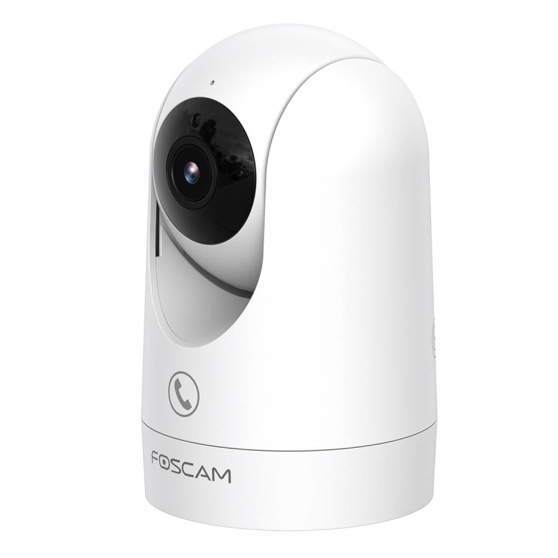 Foscam R8M Caméra de Surveillance Intérieure WiFi Double Bande 4K 8MP Rotative et Pivotante avec Détection Radar et Fonction de Foscam R8M Caméra de Surveillance Intérieure WiFi Double Bande 4K 8MP Rotative et Pivotante avec Détection Radar et Fonction de