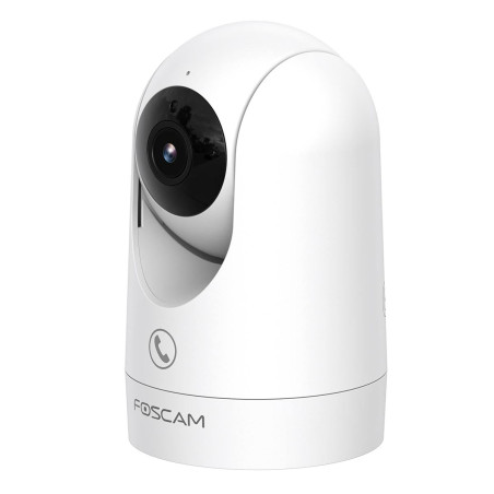 Foscam R8M Caméra de Surveillance Intérieure WiFi Double Bande 4K 8MP Rotative et Pivotante avec Détection Radar et Fonction de