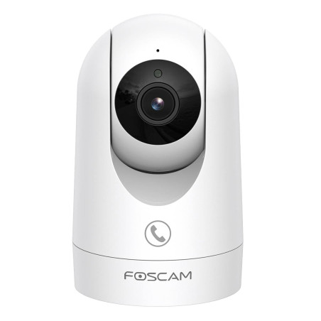 Foscam R8M Caméra de Surveillance Intérieure WiFi Double Bande 4K 8MP Rotative et Pivotante avec Détection Radar et Fonction de