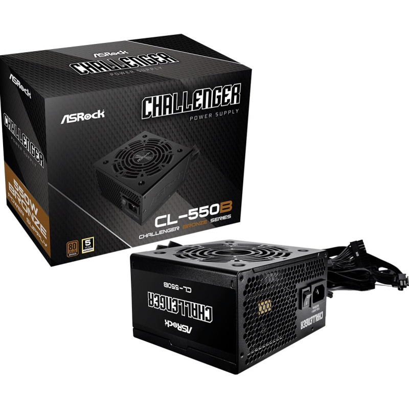Alimentation+ATX+ASRock+Challenger+Bronze+-+550W+%28Noir%29 Alimentation+ATX+ASRock+Challenger+Bronze+-+550W+%28Noir%29