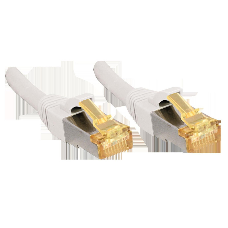 Lindy Câble réseau cat.7 S/FTP, cuivre, LSOH, 600MHz, blanc, 1m Lindy Câble réseau cat.7 S/FTP, cuivre, LSOH, 600MHz, blanc, 1m