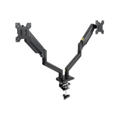 TOOQ DB1434TNR-B - Support de Table pour 2 écrans 13”-34”, Noir