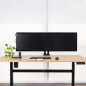 TOOQ DB1434TNR-B - Support de Table pour 2 écrans 13”-34”, Noir TOOQ DB1434TNR-B - Support de Table pour 2 écrans 13”-34”, Noir