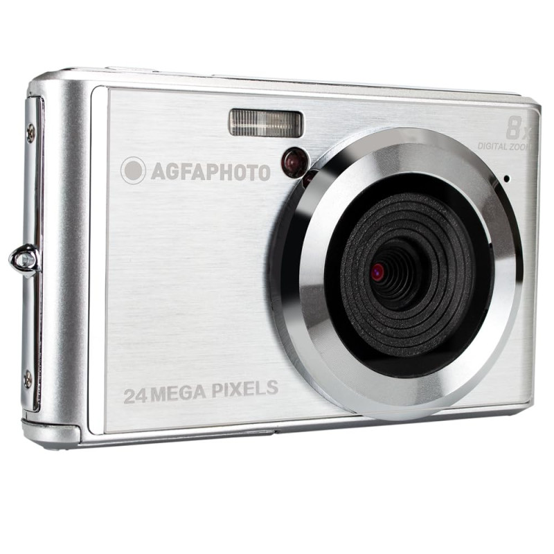 AgfaPhoto Realishot DC5500 - Appareil Photo Numérique Compact, 24 MP, Ecran LCD 2,4", Zoom Digital 8X, Vidéo HD 720p, Mémoire Ex