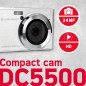 AgfaPhoto Realishot DC5500 - Appareil Photo Numérique Compact, 24 MP, Ecran LCD 2,4", Zoom Digital 8X, Vidéo HD 720p, Mémoire Ex