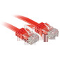 Lindy Câble réseau plat Patch cat.6 U/UTP, cuivre, rouge, 2m Lindy Câble réseau plat Patch cat.6 U/UTP, cuivre, rouge, 2m