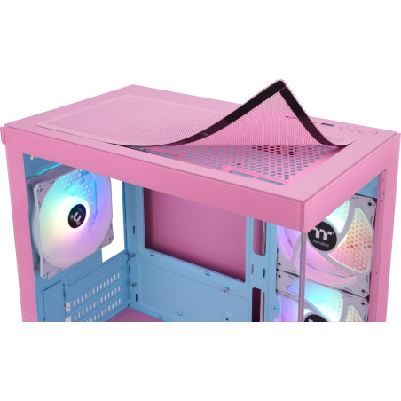 Thermaltake View 170 TG ARGB | Micro Chassis | Boîtier Gaming | Bubble Pink