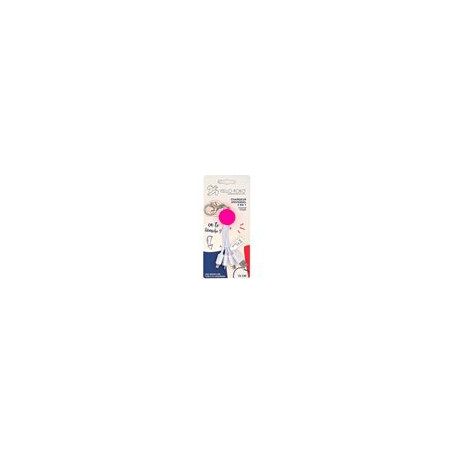 Câble 3 en 1 Yello koko Andy USB A USB C Micro USB et Lightning 15 cm Macaron Rose