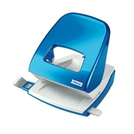PETRUS 623588 - Taladro de oficina 2 agujeros gama WOW modelo 62 color azul metalizado (en blister)