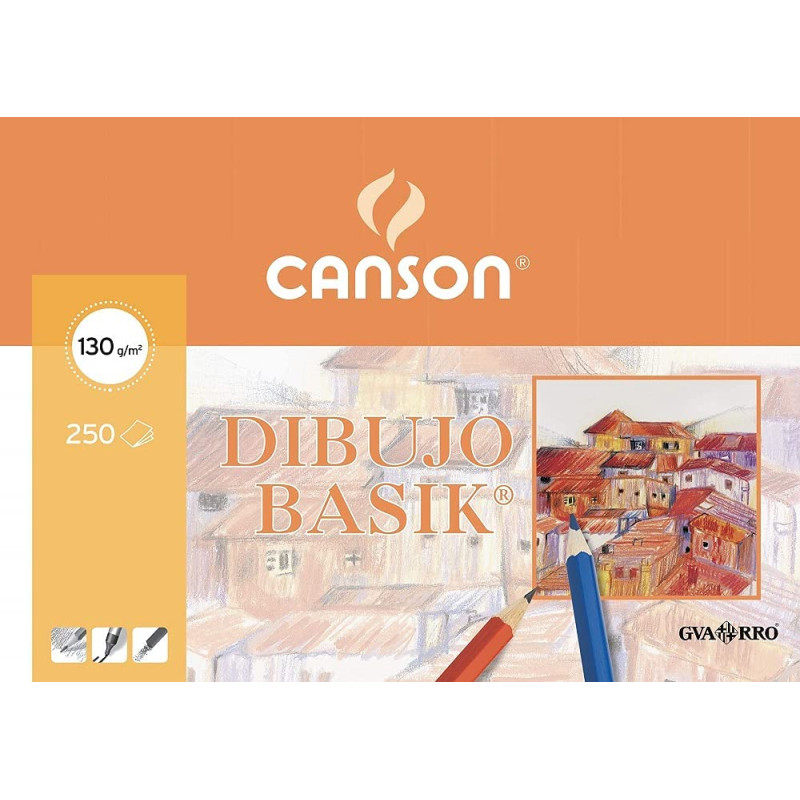 Canson Guarro Canson Basic Pack de 250 Feuilles 130 g A3 Canson Guarro Canson Basic Pack de 250 Feuilles 130 g A3