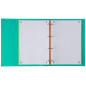 Oxford, Classeur 4 anneaux A4+ avec recharge et caoutchouc, couverture rigide, 80 feuilles, quadrillage 5 x 5, couleur menthe gl Oxford, Classeur 4 anneaux A4+ avec recharge et caoutchouc, couverture rigide, 80 feuilles, quadrillage 5 x 5, couleur menthe gl