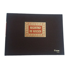Registre d'enregistrement des membres DOHE 09914 Bordeaux A4 100 Volets
