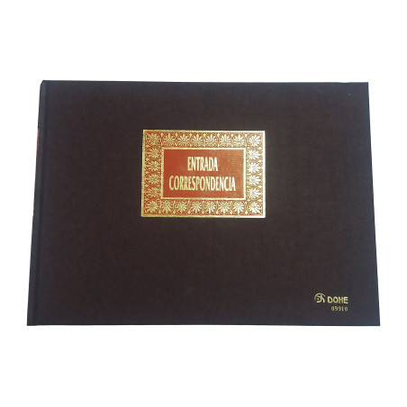 Registre d'enregistrement du courrier DOHE 09910 A4 Bordeaux 100 Volets