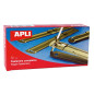 APLI Boîte de 50 relieurs métal - écartement 8 cm 90 x 11 mm APLI Boîte de 50 relieurs métal - écartement 8 cm 90 x 11 mm