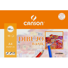 Canson 200406331 Petit paquet de 10 feuilles 130 g A4