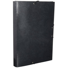 DOHE - Boîte de classement dos 3 cm noire