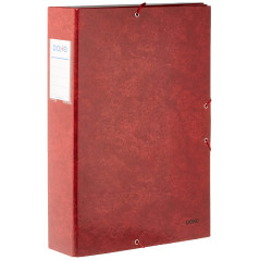 DOHE - Boîte de classement dos 7 cm rouge