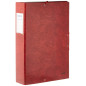 DOHE - Boîte de classement dos 7 cm rouge
